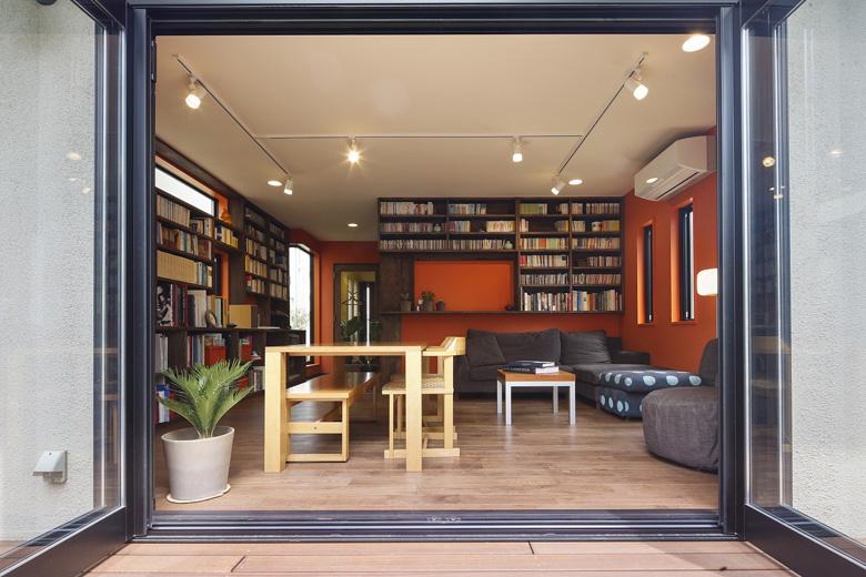 室内から景色を楽しむ