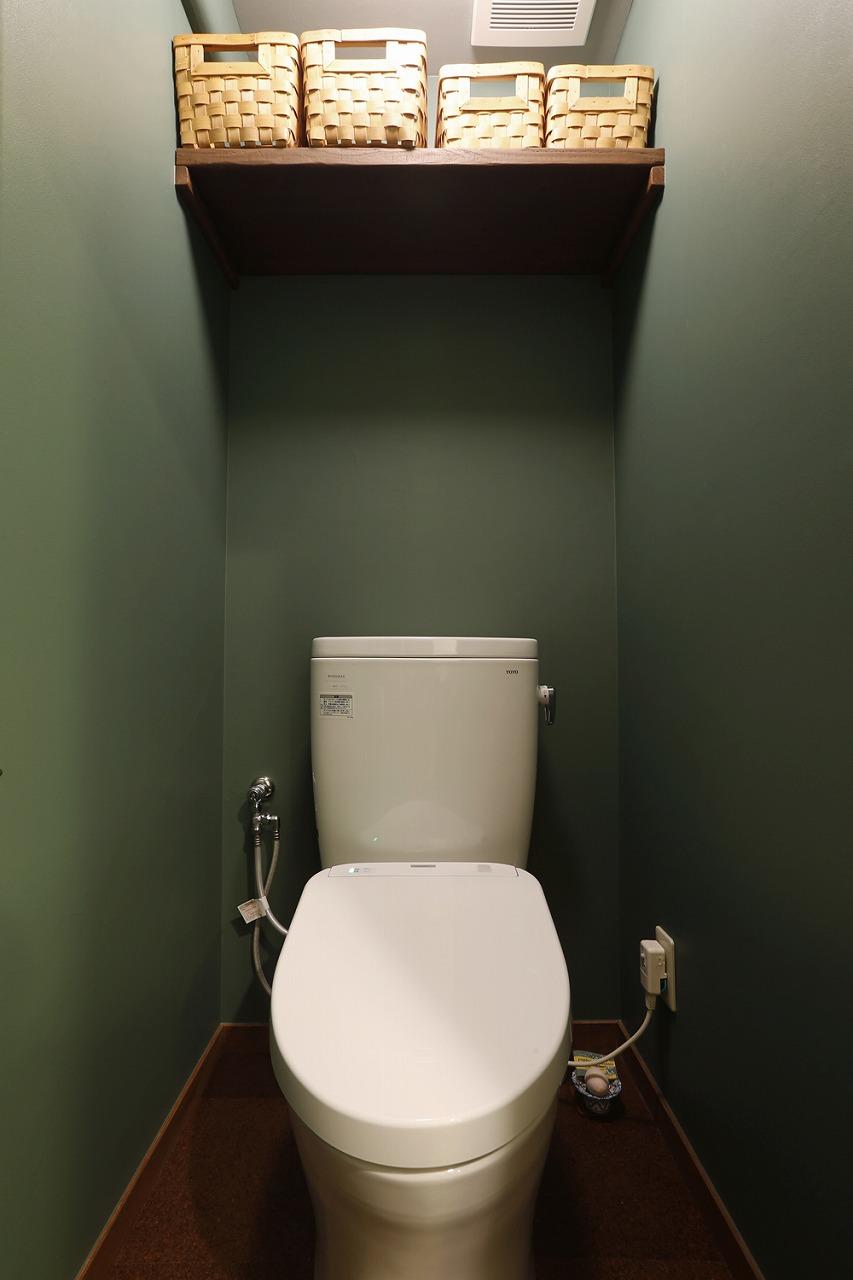 トイレ・洗面室の場所はそのままです