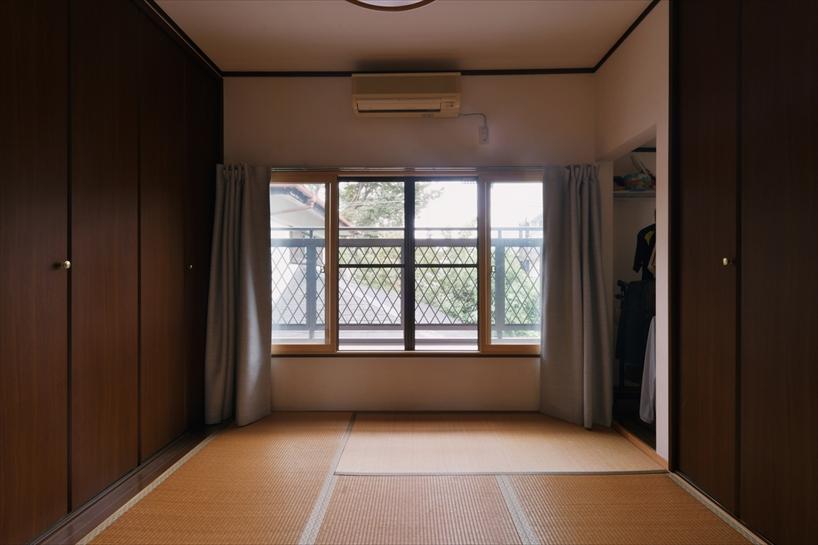 2階は、現在寝室として使われている和室にインナーサッシを設置した以外は手を加えず、ご予算に合わせたリノベーションとしました。