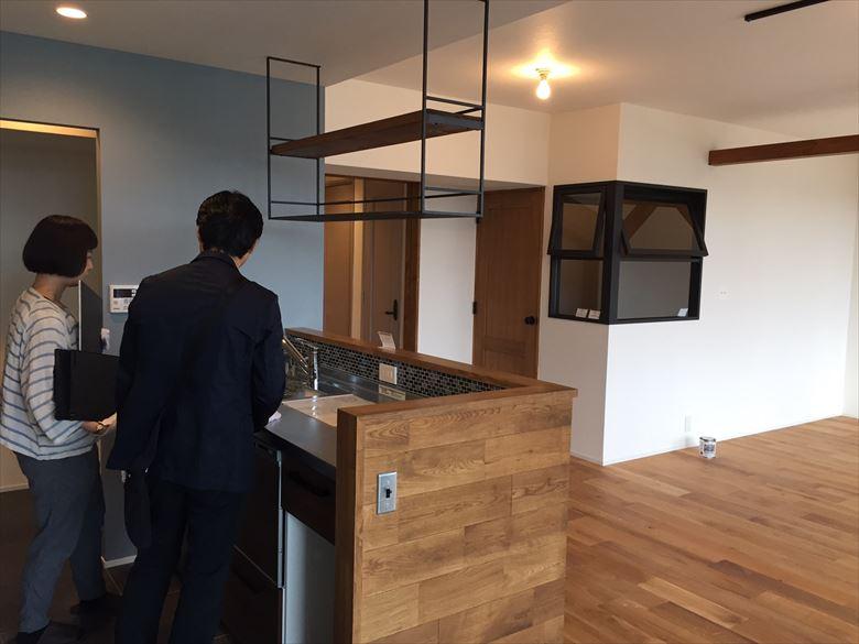 以前の現場見学会の様子