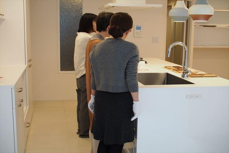 以前の現場見学会の様子