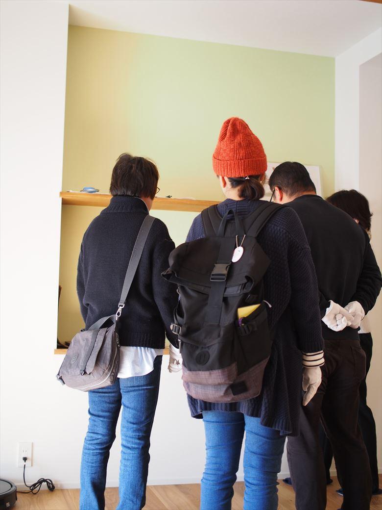 以前の現場見学会の様子