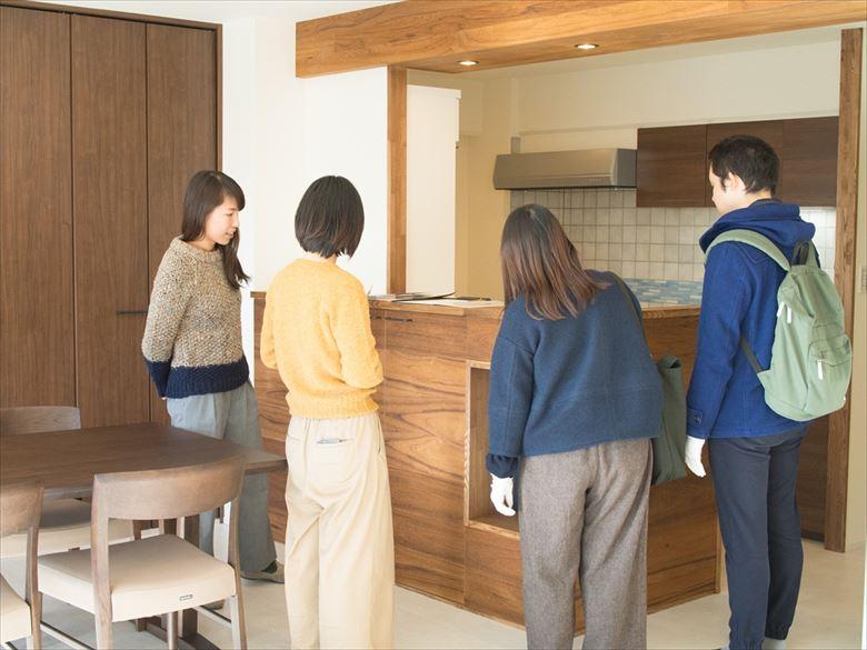 以前の現場見学会の様子