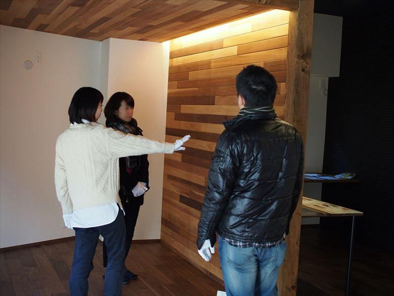 以前の現場見学会の様子