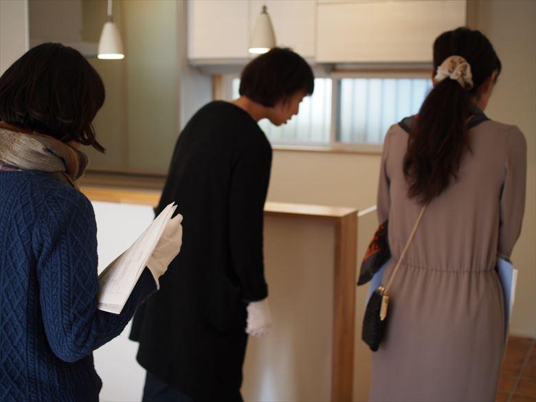 以前の現場見学会の様子