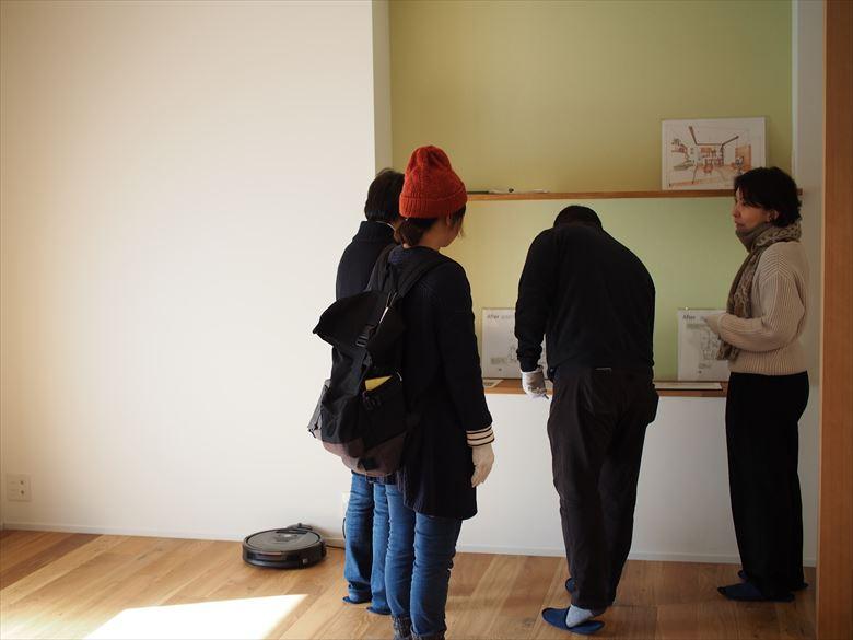 以前の現場見学会の様子