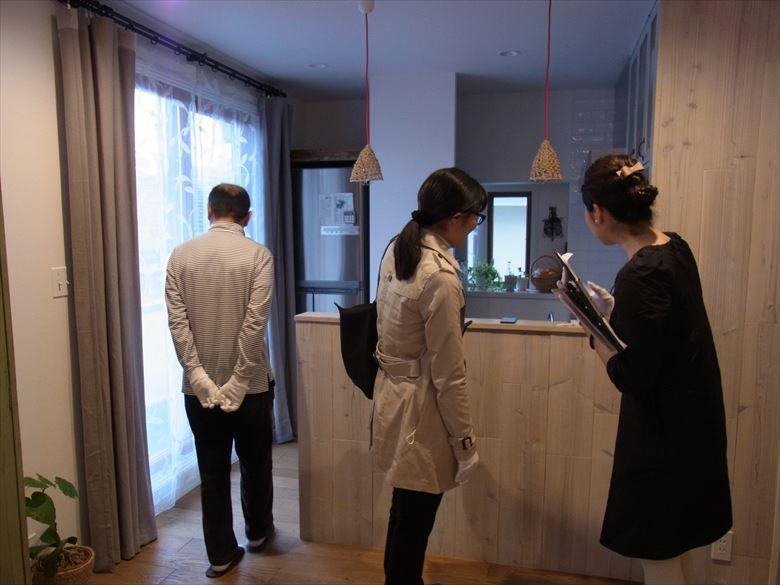 以前の現場見学会の様子