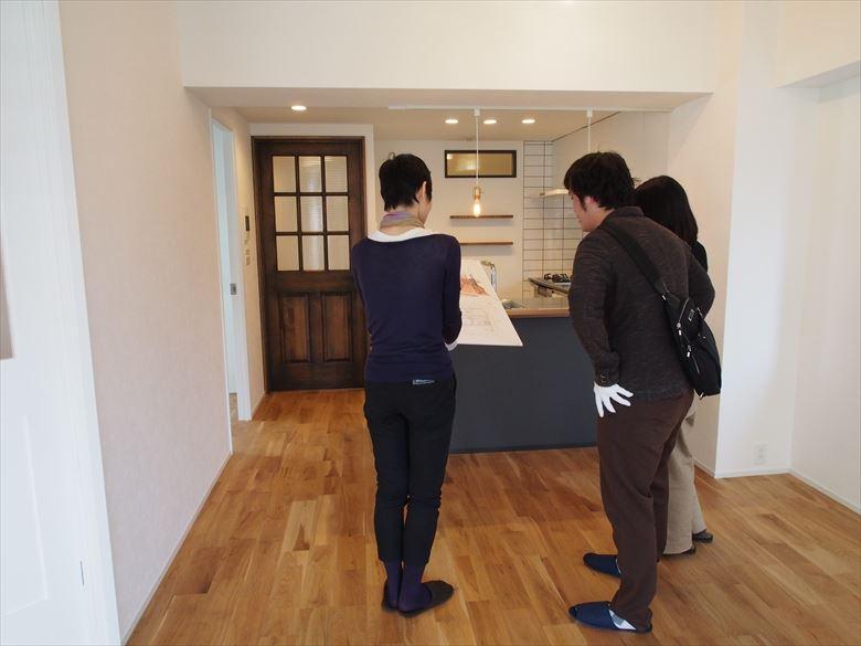 以前の現場見学会の様子