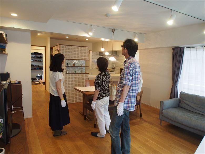 以前の現場見学会の様子