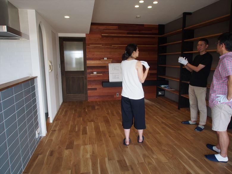 以前の現場見学会の様子