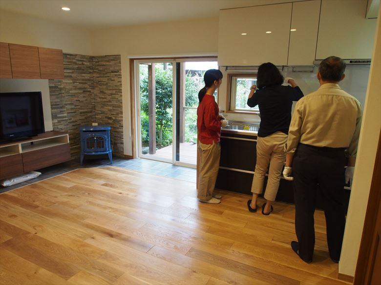 以前の現場見学会の様子