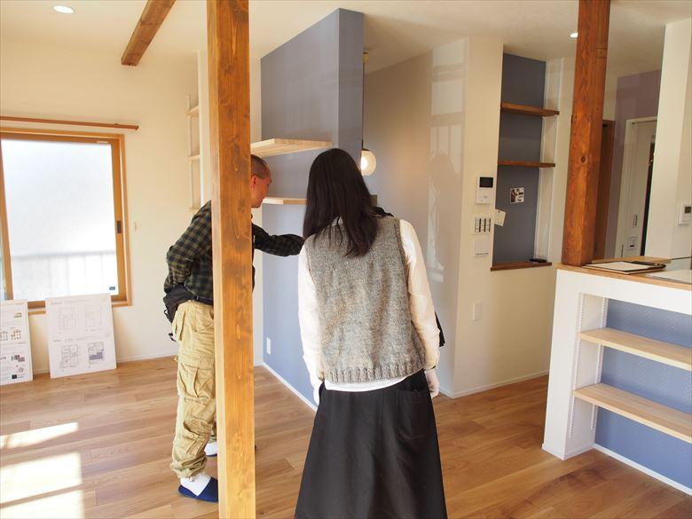 以前の現場見学会の様子