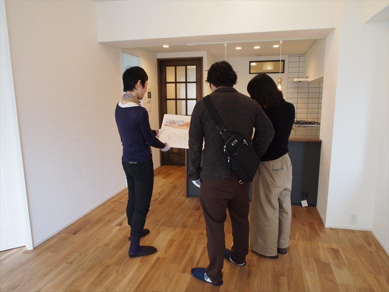 以前の現場見学会の様子