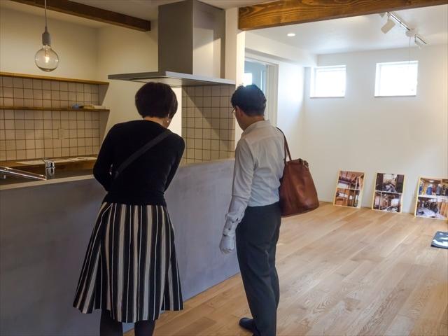 以前の現場見学会の様子