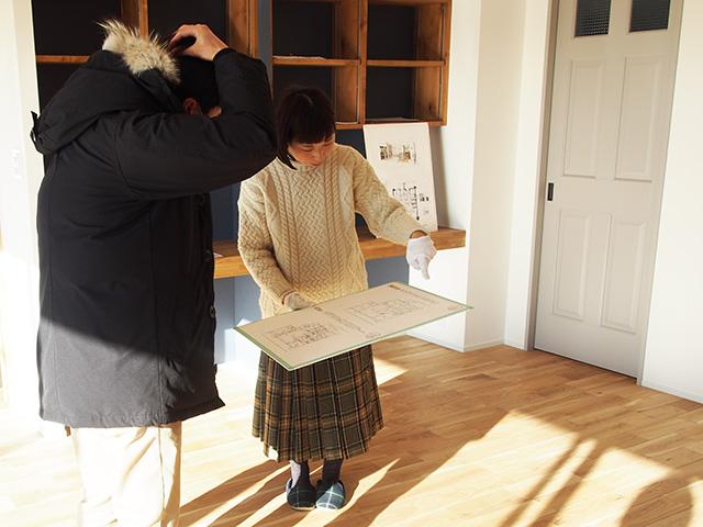 以前の現場見学会の様子