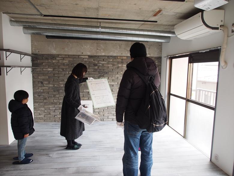 以前のマンションリノベーション見学会の様子