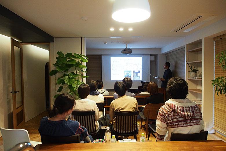 セミナーの様子。(リノベーションギャラリーで開催したセミナーの写真)