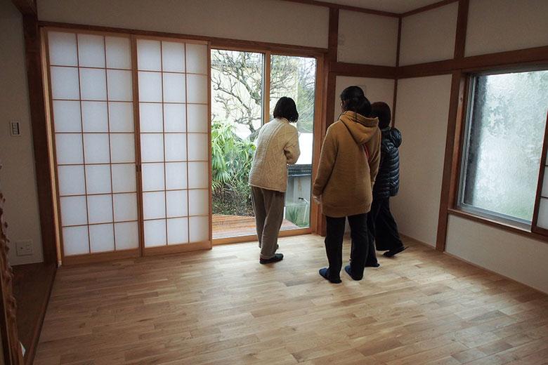 以前の現場見学会の様子