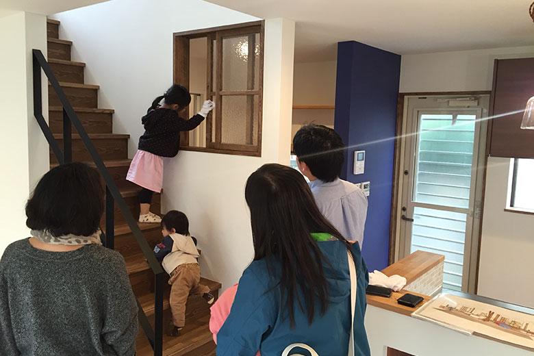 以前の現場見学会の様子