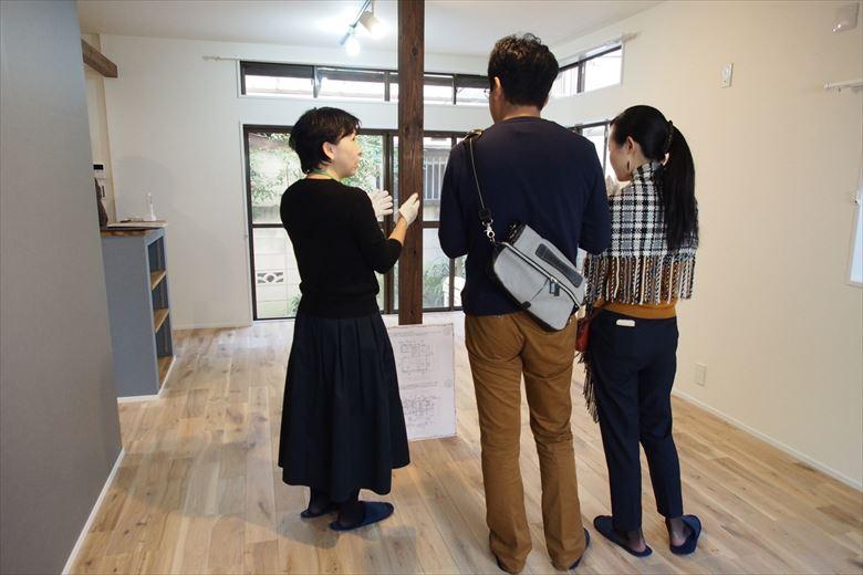 以前の現場見学会の様子