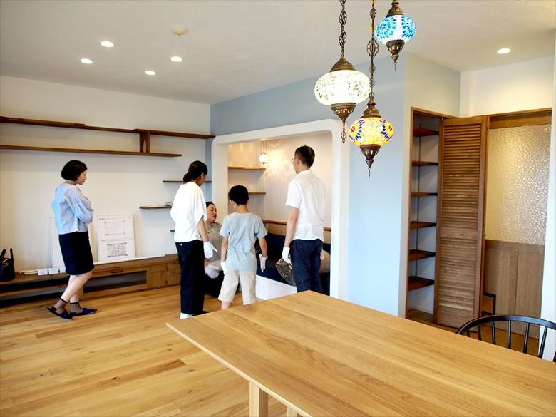 以前のマンションリノベーション見学会の様子