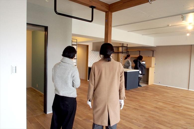 以前のマンションリノベーション見学会の様子