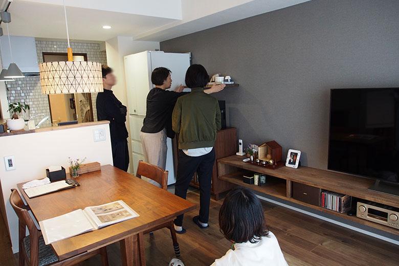 以前のご入居後見学会の様子