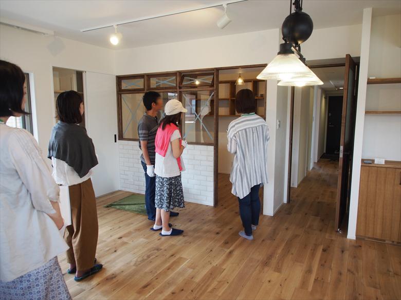 以前のマンションリノベーション見学会の様子