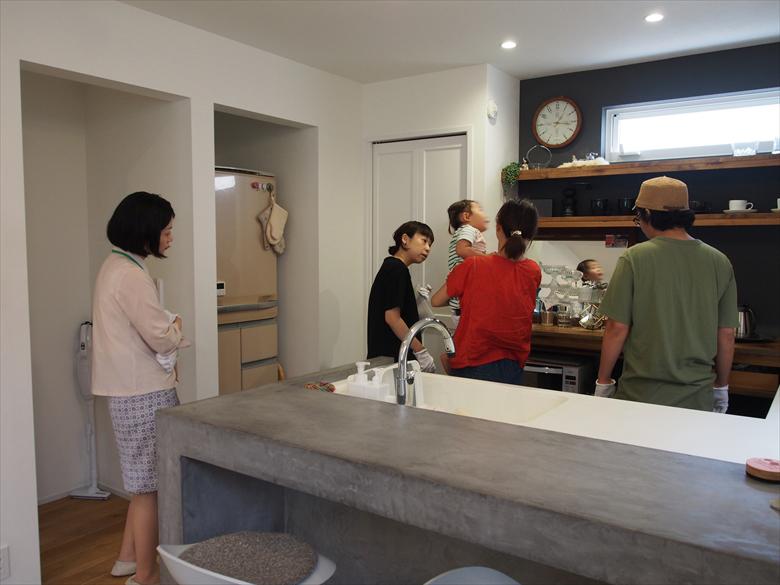 以前の現場見学会の様子