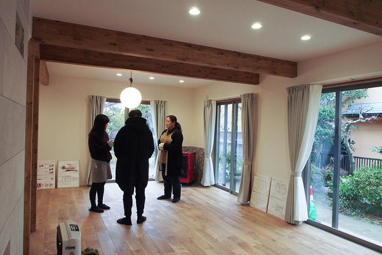 以前の戸建リノベーション見学会の様子