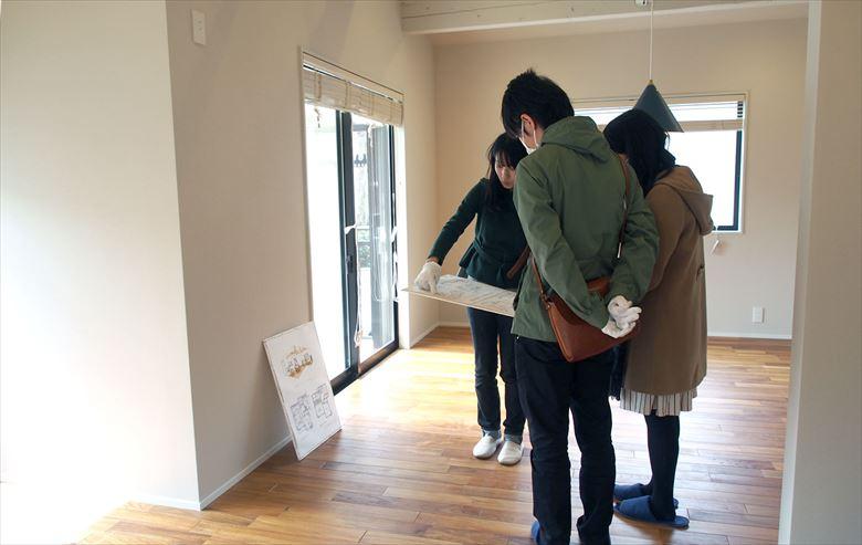 以前の戸建リノベーション見学会の様子