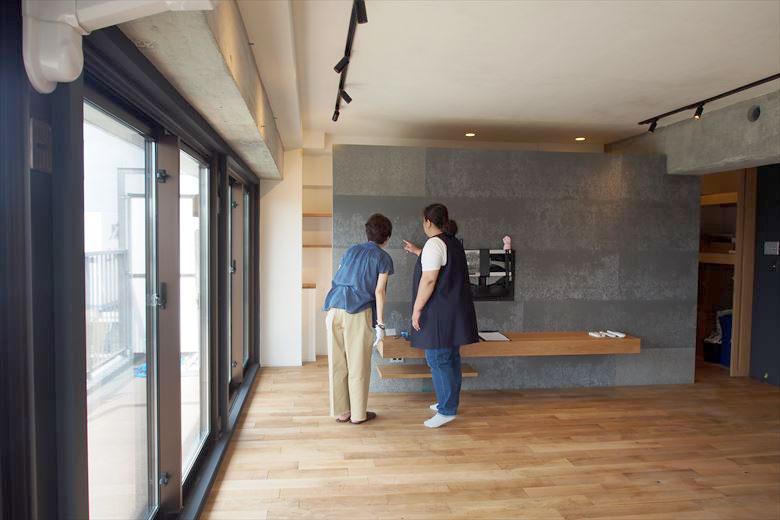 以前の現場見学会の様子