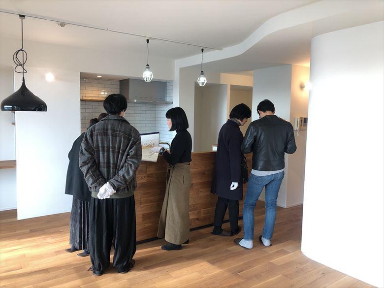 以前の現場見学会の様子