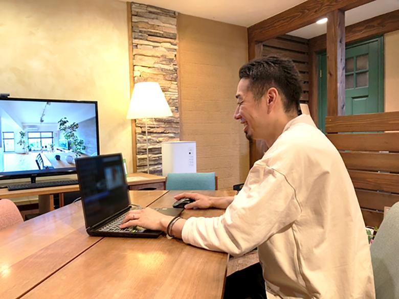オンラインでおうちにいながら、ご相談いただけます。