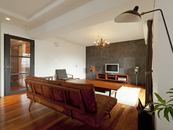 こだわりのインテリアで統一された内装