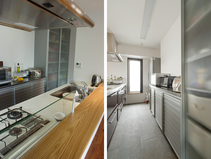 明るさのあるキッチン