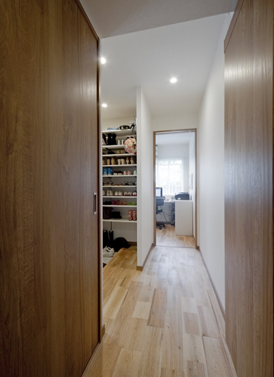 4人家族のNさんには嬉しい収納スペース