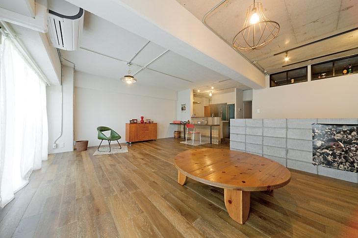 肩がこらない自分らしいテイストに一新し、Yさんの好きなモノが似合う味わいのある空間になりました