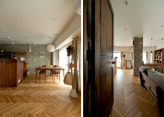 南向きの大きな窓から差し込む陽の光で明るく穏やかに