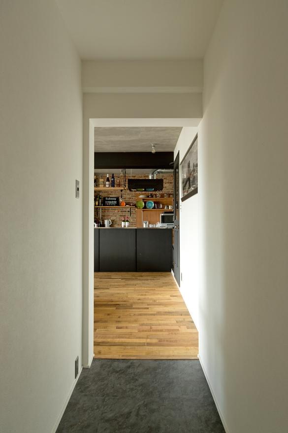 「ＮＹブルックリンスタイルリノベーション」のリビングダイニング