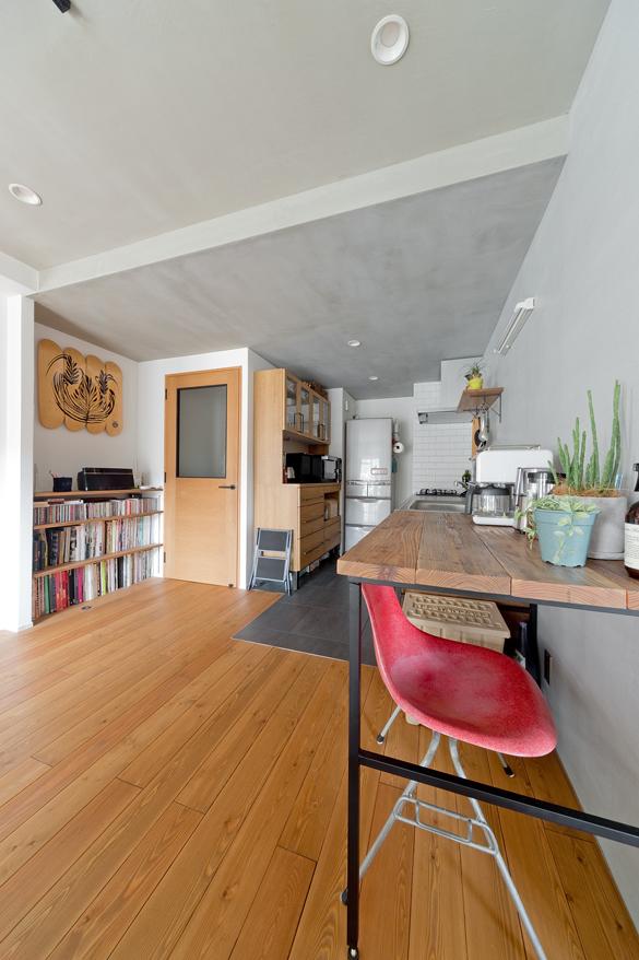 「光の環り」のキッチン