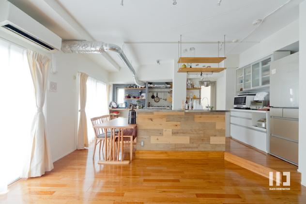 「優しい色に包まれて」のリビングダイニング