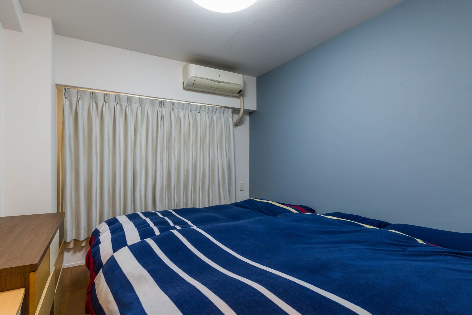 「タテのひろがりヨコのつながり」の寝室