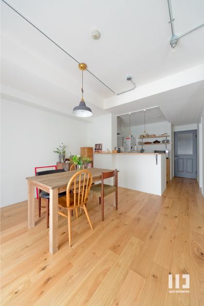 「レコード×ナチュラル×DIYな暮らし。」のダイニング