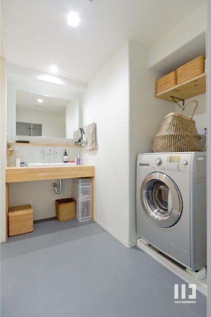 「レコード×ナチュラル×DIYな暮らし。」の洗面