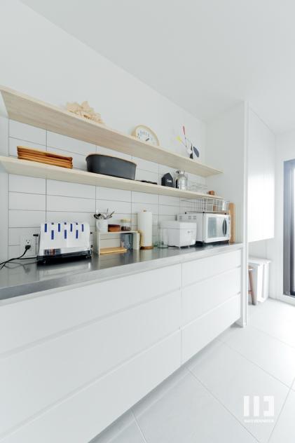 「やさしい色が心地良いスカンジナビアスタイル」のお風呂・洗面所・トイレ