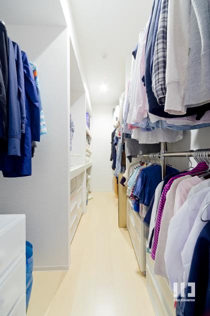 「やさしい色が心地良いスカンジナビアスタイル」の収納・クローゼット