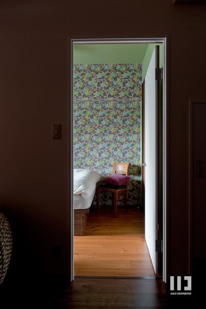 「世界を旅する家」の寝室