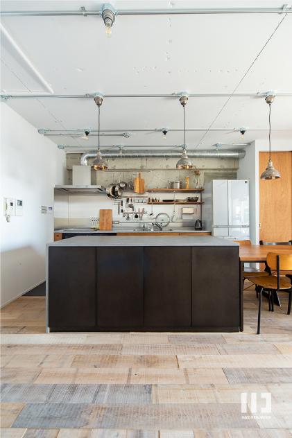 「家族が集まるヴィンテージハウス」のキッチン