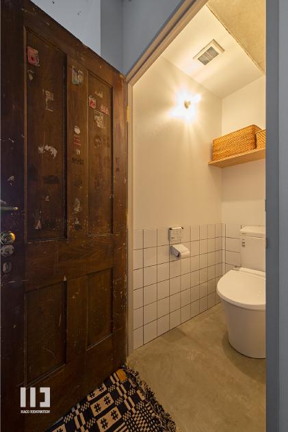 「家族が集まるヴィンテージハウス」のお風呂・洗面所・トイレ